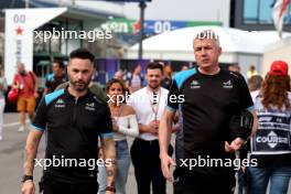 Julian Rouse (GBR) Alpine F1 Team Interim Sporting Director (Left). 24.08.2023. Formula 1 World Championship, Rd 14, Dutch Grand Prix, Zandvoort, Netherlands, Preparation Day.