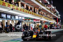 Sergio Perez (MEX) Red Bull Racing RB19 leaves the pits. 06.10.2023 Formula 1 World Championship, Rd 18, Qatar Grand Prix, Doha, Qatar, Qualifying Day.