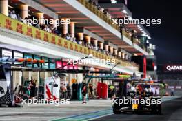 Max Verstappen (NLD) Red Bull Racing RB19 leaves the pits. 06.10.2023 Formula 1 World Championship, Rd 18, Qatar Grand Prix, Doha, Qatar, Qualifying Day.