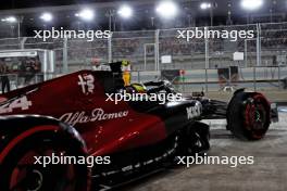 Zhou Guanyu (CHN) Alfa Romeo F1 Team C43 leaves the pits. 06.10.2023 Formula 1 World Championship, Rd 18, Qatar Grand Prix, Doha, Qatar, Qualifying Day.