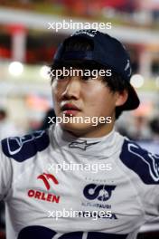 Yuki Tsunoda (JPN) AlphaTauri on the grid. 08.10.2023. Formula 1 World Championship, Rd 18, Qatar Grand Prix, Doha, Qatar, Race Day.
