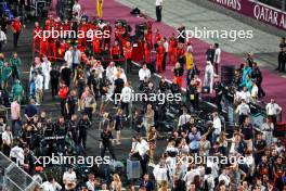 Grid atmosphere. 08.10.2023. Formula 1 World Championship, Rd 18, Qatar Grand Prix, Doha, Qatar, Race Day.