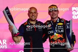 Gianpiero Lambiase (ITA) Red Bull Racing Engineer. with 1st place  Max Verstappen (NLD) Red Bull Racing. 08.10.2023. Formula 1 World Championship, Rd 18, Qatar Grand Prix, Doha, Qatar, Race Day.