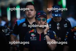 Sergio Perez (MEX) Red Bull Racing. 16.03.2023. Formula 1 World Championship, Rd 2, Saudi Arabian Grand Prix, Jeddah, Saudi Arabia, Preparation Day.
