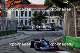 Esteban Ocon (FRA) Alpine F1 Team A523. 15.09.2023. Formula 1 World Championship, Rd 16, Singapore Grand Prix, Marina Bay Street Circuit, Singapore, Practice Day.
