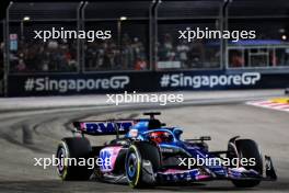 Esteban Ocon (FRA) Alpine F1 Team A523. 17.09.2023. Formula 1 World Championship, Rd 16, Singapore Grand Prix, Marina Bay Street Circuit, Singapore, Race Day.