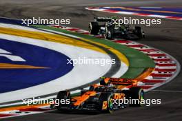 Lando Norris (GBR) McLaren MCL60. 17.09.2023. Formula 1 World Championship, Rd 16, Singapore Grand Prix, Marina Bay Street Circuit, Singapore, Race Day.