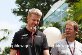 Nico Hulkenberg (GER) Haas F1 Team. 16.09.2023. Formula 1 World Championship, Rd 16, Singapore Grand Prix, Marina Bay Street Circuit, Singapore, Qualifying Day.