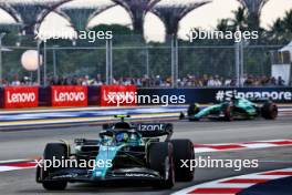 Fernando Alonso (ESP) Aston Martin F1 Team AMR23. 16.09.2023. Formula 1 World Championship, Rd 16, Singapore Grand Prix, Marina Bay Street Circuit, Singapore, Qualifying Day.