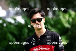Zhou Guanyu (CHN) Alfa Romeo F1 Team. 17.09.2023. Formula 1 World Championship, Rd 16, Singapore Grand Prix, Marina Bay Street Circuit, Singapore, Race Day.
