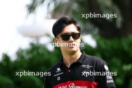 Zhou Guanyu (CHN) Alfa Romeo F1 Team. 17.09.2023. Formula 1 World Championship, Rd 16, Singapore Grand Prix, Marina Bay Street Circuit, Singapore, Race Day.