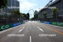 The new straight section at the Singapore F1 circuit. 14.09.2023. Formula 1 World Championship, Rd 16, Singapore Grand Prix, Marina Bay Street Circuit, Singapore, Preparation Day.