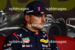 Max Verstappen (NLD) Red Bull Racing in the post qualifying FIA Press Conference. 25.11.2023. Formula 1 World Championship, Rd 23, Abu Dhabi Grand Prix, Yas Marina Circuit, Abu Dhabi, Qualifying Day.