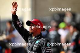 Lewis Hamilton (GBR) Mercedes AMG F1 celebrates his second position in parc ferme. 22.10.2023. Formula 1 World Championship, Rd 19, United States Grand Prix, Austin, Texas, USA, Race Day.