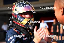 Winner Max Verstappen (NLD) Red Bull Racing celebrates in Sprint parc ferme. 21.10.2023. Formula 1 World Championship, Rd 19, United States Grand Prix, Austin, Texas, USA, Sprint Day.