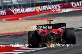 Charles Leclerc (MON) Ferrari SF-23 sends sparks flying. 21.10.2023. Formula 1 World Championship, Rd 19, United States Grand Prix, Austin, Texas, USA, Sprint Day.