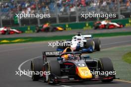 Jak Crawford (USA) Hitech Pule-Eight. 01.04.2023. FIA Formula 2 Championship, Rd 3, Sprint Race, Melbourne, Australia, Saturday.