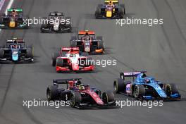 Theo Pourchaire (FRA) ART Grand Prix and Jack Doohan (AUS) Virtuosi Racing. 18.03.2023. FIA Formula 2 Championship, Rd 2, Sprint Race, Jeddah, Saudi Arabia, Saturday.