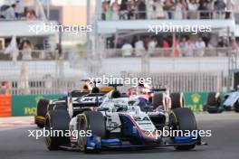 Kush Maini (IND) Campos Racing. 25.11.2023. Formula 2 Championship, Rd 14, Yas Marina Circuit, Abu Dhabi, UAE, Sprint Race, Saturday.