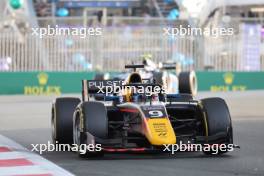 Jak Crawford (USA) Hitech Pule-Eight. 25.11.2023. Formula 2 Championship, Rd 14, Yas Marina Circuit, Abu Dhabi, UAE, Sprint Race, Saturday.