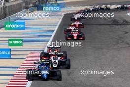 Gabriele Mini (ITA) Hitech Pulse-Eight. 05.03.2023. FIA Formula 3 Championship, Rd 1, Feature Race, Sakhir, Bahrain, Sunday.