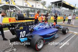 Franco Colapinto (ARG) MP Motorsport on the grid. 02.09.2023. Formula 3 Championship, Rd 10, Sprint Race, Monza, Italy, Saturday.