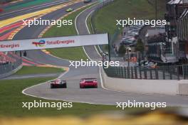 Rahel Frey (SUI) / Michelle Gatting (DEN) / Sarah Bovy (BEL) #85 Iron Dames Porsche 911 RSR - 19 (Right). 29.04.2023. FIA World Endurance Championship, Rd 3, Six Hours of Spa, Spa Francorchamps, Belgium.