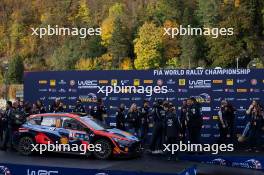 Podium.  26-29.10.2023. FIA World Rally Championship, Rd 12,  WRC Central European Rally, Passau, Germany