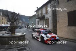 17, Sebastien Ogier, Vicent Landias, Toyota Gazoo Racing WRT, Toyota GR Yaris Rally1 HYBRID.  19-22.01.2023. FIA World Rally Championship, Rd 1, Rally Monte Carlo, Monaco, Monte-Carlo.