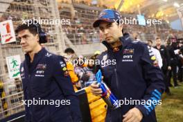 Sergio Perez (MEX) Red Bull Racing on the grid. 02.03.2024. Formula 1 World Championship, Rd 1, Bahrain Grand Prix, Sakhir, Bahrain, Race Day.
