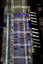 The grid before the start of the race. 09.03.2024. Formula 1 World Championship, Rd 2, Saudi Arabian Grand Prix, Jeddah, Saudi Arabia, Race Day.