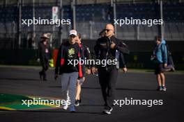Isack Hadjar (FRA) Campos Racing walks the circuit. 22.03.2024. FIA Formula 2 Championship, Rd 3, Melbourne, Australia, Friday.