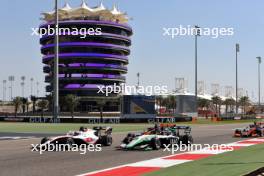 Sebastian Montoya (COL) Campos Racing and Matias Zagazeta (PER) Jenzer Motorsport. 01.03.2024. FIA Formula 3 Championship, Rd 1, Sprint Race, Sakhir, Bahrain, Friday.
