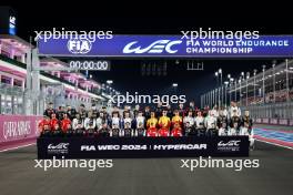 Class of 2024 WEC Hypercar drivers group photograph. 29.02.2024. FIA World Endurance Championship, Round 1, Doha 1812 KM, Doha, Qatar, Thursday.