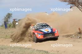 8, Ott Tanak, Martin Jarveoja, Hyundai Shell Mobis WRT, Hyundai i20 N Rally1.  27-31.03.2024. FIA World Rally Championship, Rd 3, Safari Rally Kenya, Naivasha, Kenya