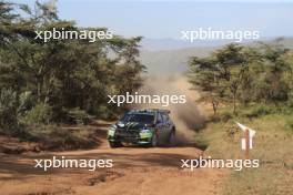 20, Oliver Solberg, Elliott Edmonson, Toksport WRT, Skoda Fabia RS.   27-31.03.2024. FIA World Rally Championship, Rd 3, Safari Rally Kenya, Naivasha, Kenya