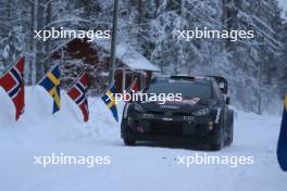 37, Lorenzo Bertelli, Simone Scattolin, Toyota Gazoo Racing WRT, Toyota GR Yaris Rally1 HYBRID.  15-18.02.2024. FIA World Rally Championship, Rd 2, Rally Sweden, Umea, Sweden.